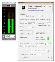 Audio Level Meter For Windows Sound