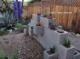 Make A Cinderblock Wall Planter Digging