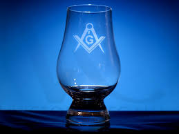 Glencairn Whisky Glass With Masonic