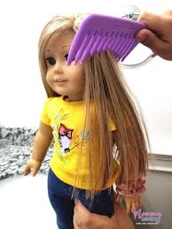 how to untangle doll hair easy hack on