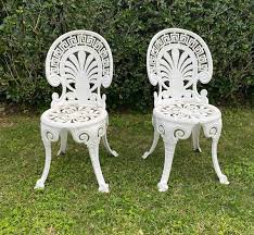 Victorian Cast Aluminum Patio Chairs
