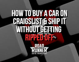 how to a car on craigslist and ship