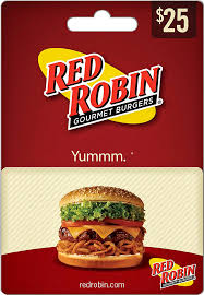 red robin 25 gift card red robin 25
