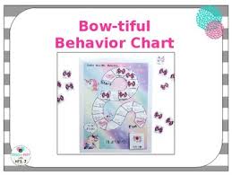 Bow Tiful Behavior Chart