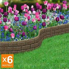 7 2m Recycled Rubber Lawn Edging