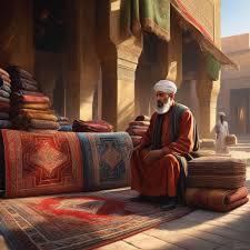 the carpet merchant arabic sheik