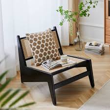 wood lounge chair accent chair