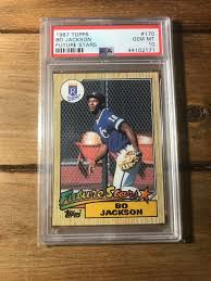 Take home this is a 1988 topps rookie card #327 that has been signed by bo jackson! Ebay Auction Item 203163828683 Baseball Cards 1987 Topps
