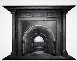 19th Century Cast Iron Fireplace Surround