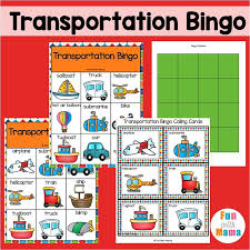If you've ever wondered how many types of bingo games exist, then you've come to the right place. Transportation Bingo Game Fun With Mama