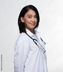 asian beautiful senior doctor nurse