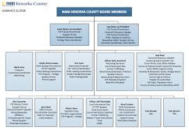Org Chart And Positions Nami Kenosha County
