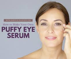diy puffy eye serum with essential oils