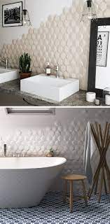bathroom tile idea install 3d tiles