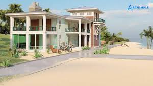 archimple beach house floor plans for