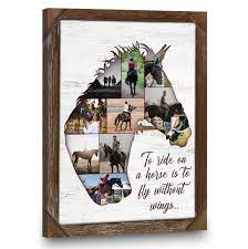 horse collage personalized horse gift