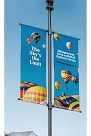 hp 18 oz prime double sided pole banner