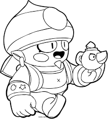 A lover of energy drinks and fast speed. Brawl Stars Coloring Pages Coloring Home