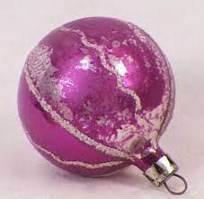 Mercury Glass Ornament Purple