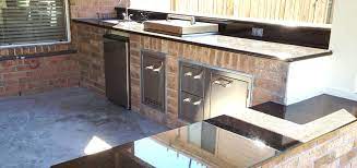 concrete block for outdoor kitchen