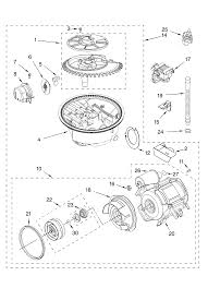 kitchenaid dishwasher parts diagram