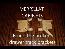 merrillat cabinet drawer track support