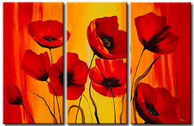 Red Poppies Canvas Prints Bimago