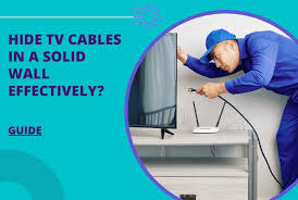 How To Hide Tv Cables In A Solid Wall