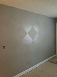 Accent Wall With Flat Satin Paint In