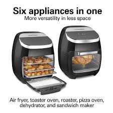 digital air fryer oven with rotisserie