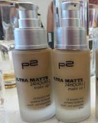 p2 cosmetics ultra matte 24 hours make