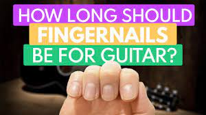 should fingernails be for guitar