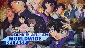Detective Conan Movie 24 Global Release Date, Dub, and More Info - The  Scarlet Bullet - YouTube