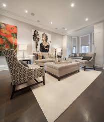 long living room contemporary