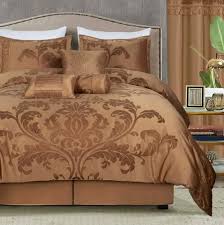 Full Queen Cal King Bed Copper Brown