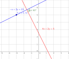 Perpendicular To 4x 2y 5