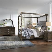 Homestead Queen Canopy Bed Dresser