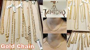 latest 22 carat gold chain designs with