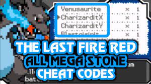 Pokemon the last fire red all mega stone cheats||Get mega stones in Pokemon  The Last Fire Red v4.0.3 - YouTube