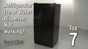 How to install refrigerator water filtration. Fridge Dispenser Not Working Refrigerator Troubleshooting Youtube