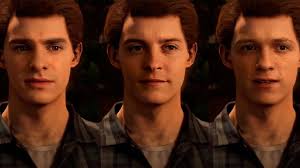 Et les créateurs ne devraient pas s'arrêter là (poke tobey maguire, andrew garfield et kirsten dunst). This Is What Tom Holland Tobey Maguire And Andrew Garfield Look Like In Marvel S Spider Man On Ps4
