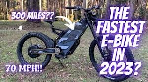 5 fastest electric bikes 2023 highest