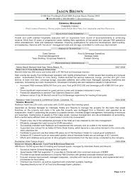 Useful Resume Examples Hospitality Industry For Your Sample
