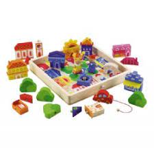 sevi italy wooden play puzzle city