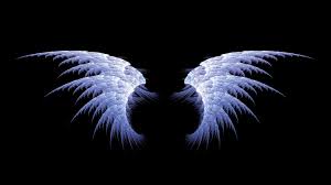 blue angel wings hd desktop wallpaper