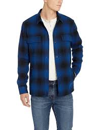 Goodthreads Mens Heavyweight Flannel Shirt Jacket
