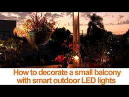 how to decorate a small balcony with