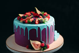 premium photo fruit cake decorated