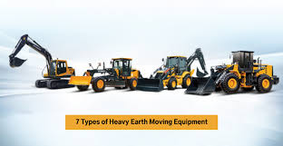 7 types of heavy earthmoving equipment