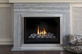 fireplace remodel river rock fireplaces